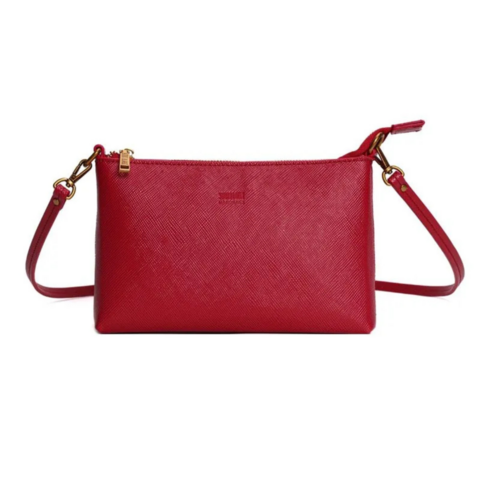 Bolsa Clutch Risco Vermelho Alça Transversal - Santa Lolla