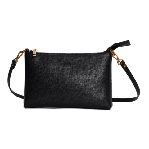 Bolsa Clutch Risco Preto Alça Transv Original -Santa Lolla