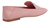 Santa Lolla Mocassim Couro Rosa Mate Bico Quadrado Ama - Juh Padrão