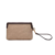 Clutch Canvas Marrom Alça De Mão - Santa Lolla na internet