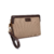 Clutch Canvas Marrom Alça De Mão - Santa Lolla - comprar online