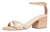 Santa Lolla Sandália Floater Lux Bege Salto Bloco - comprar online