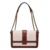 Bolsa Floater Off White E Marrom Alça Ombro - Santa Lolla