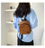 Mini mochila feminina de veludo, mochilas pequenas, bolsas casuais simples para qualquer local na internet