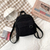 Mini mochila feminina de veludo, mochilas pequenas, bolsas casuais simples para qualquer local - KD vendas a atacado