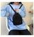 Mini mochila feminina de veludo, mochilas pequenas, bolsas casuais simples para qualquer local - loja online