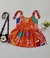Vestido de amarrar laranja