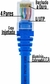 CABO DE REDE 3 METROS CAT-5 COM CONECTOR RJ45 (3019) - comprar online