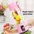 MINI LIQUIDIFICADOR MINI MIXER JUICER 6 LAMINAS RECARREGAVEL USB 380 ML BMF911 (7193) - comprar online