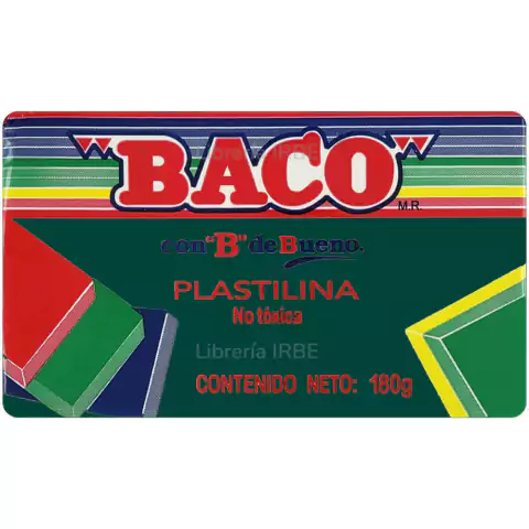 Plastilina Marqueta de 180 gr Verde Obscuro