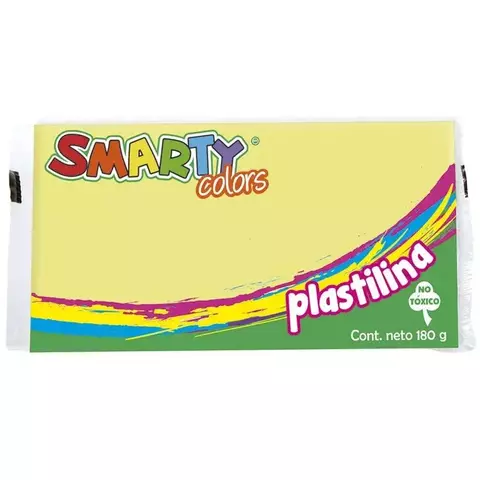 Plastilina Marqueta 180 g Amarillo Pastel Smarty
