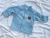 Saco Mao Panal -Celeste