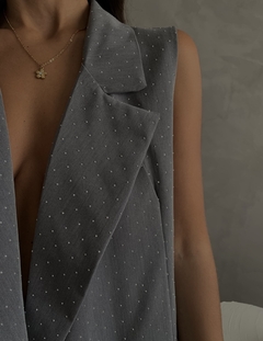 Chaleco blazer full strass - M&M Clothing