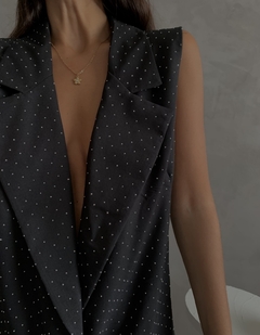 Chaleco blazer full strass - comprar online