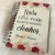 Agenda com Capa de MDF
