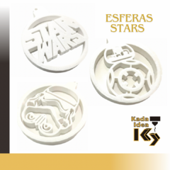 Esferas Navideñas Galaxy Pack 4
