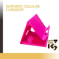 Soporte celular corazón