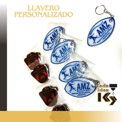 Llavero promocional con resina (ejemplo) - Kada Idea