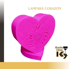 Lámpara corazón con led