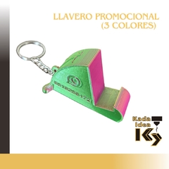 Llavero promocional con base para celular - Kada Idea