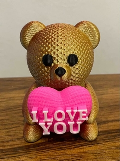 Osito con corazón en internet