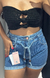 Shorts jeans c/ cinto 232 - comprar online