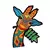 Girafa com Folhas - comprar online