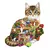 Gatos com Flores - comprar online