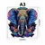 Elefante com Flores - loja online