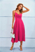 Colorfaith-vestido de verano con cuello Halter para mujer, Top sin tirantes, espalda descubierta - CASTI SHOP