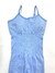 CATSUIT LARGO TIRAS CELESTE - comprar online