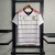CAMISETA FLAMENGO II- BLANCO Y ROJO-LISO-3/24