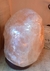 Lampara de sal en piedra