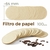 100 Filtros de Papel Libres de Cloro para Aeropress BRANG - Brang