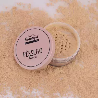 Pó Facial finalizador Pêssego Face Beautiful