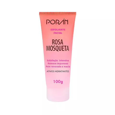 Esfoliante facial rosa mosqueta Poran