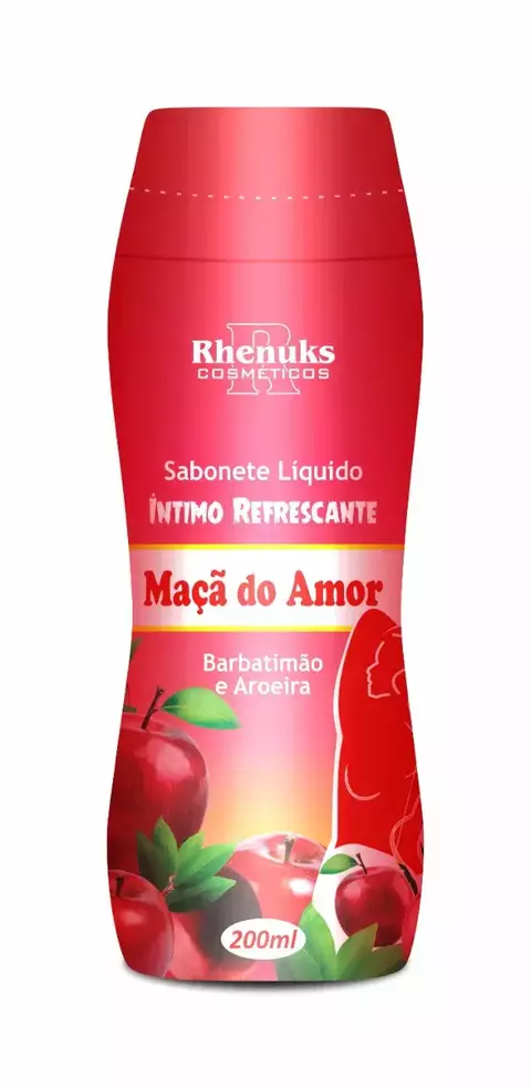 Sabonete Liquido Intimo Maçã do amor Rhenuks