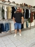 bermuda jeans escura - Bella's pinkfeminina