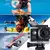 Mini câmera esportiva HD 1080P sem fio à prova d'água usada para filmar atividades ao ar livre como mergulho, paraquedismo e windsurf