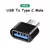Adaptador USB tipo A para USB tipo C masculino preto