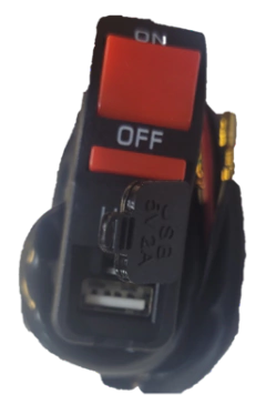 INTERRUPTOR TECLA PARA MOTO ENTRADA USB UNIVERSAL 25009 - comprar en línea