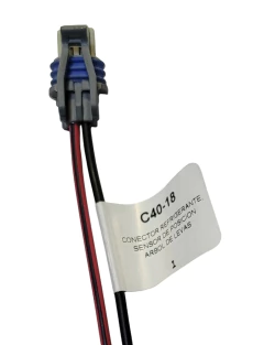 124018 CONECTOR 2 TERMINALES SENSOR REFRIGERANTE CHRYSLKER SENSOR POSICION ARBOL DE LEVAS 4018 - AUTOPARTES ELECTRICAS RAGA