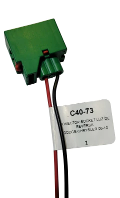 124073 CONECTOR 2 TERMINALES SOCKET LUZ REVERSA DODGE-CHRYSLER 2008-2010 4073 en internet