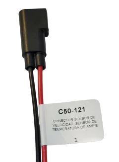 1250121 CONECTOR 2 TERMINALES SENSOR DE VELOCIDAD, SENSOR TEMPERATURA FORD 50121 - AUTOPARTES ELECTRICAS RAGA