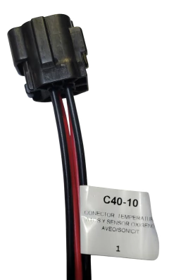 124010 CONECTOR 4 TERMINALES BULBO TEMPERATURA CHRYSLER ATOS Y SENSOR OXIGENO AVEO/SONIC 4010 - AUTOPARTES ELECTRICAS RAGA