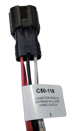 1250118 CONECTOR 3 TERMINALES MODULO ENTRADA SIN LLAVE FORD LINCOLN 50118 - AUTOPARTES ELECTRICAS RAGA