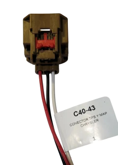 124043 CONECTOR 3 TERMINALES SENSOR TPS Y MAP CHRYSLER 4043 - AUTOPARTES ELECTRICAS RAGA