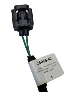12505540 CONECTOR 2 TERMINALES SENSOR TEMPERATURA Y CARGA DE AIRE FORD 505540 - AUTOPARTES ELECTRICAS RAGA