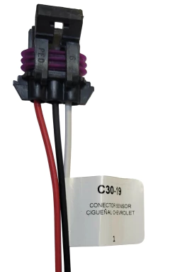 123019 CONECTOR 3 TERMINALES SENSOR CIGUEÑAL CHEVROLET 3019 - AUTOPARTES ELECTRICAS RAGA
