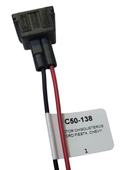 1250138 CONECTOR 2 TEMINALES CHISGUETEROS FORD FIESTA, CHEVY 50138 - AUTOPARTES ELECTRICAS RAGA